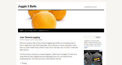 Desktop Screenshot of juggle3balls.com